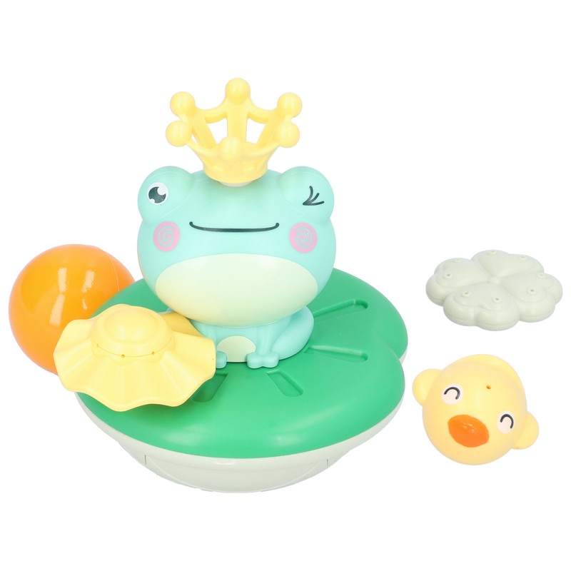 Electric Water Spray Toy Frog Bathtub Floating Water Sprinkler Shower