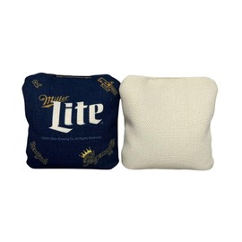 Reynolds Cornhole Bags - Miller LITE - ACL Pro Approved - Set of 4 (Thunder, Navy)