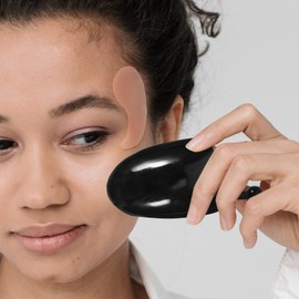 COLLBATH Buffalo Horn Massager 1pc Set Scraping Plate Eye Scraper for Portable Massage