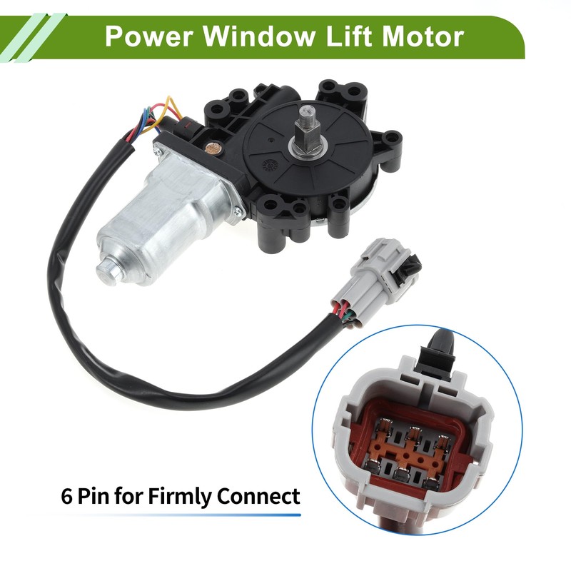 HOPESPANNER Front Left Driver Side Power Window Regulator Lift Motor