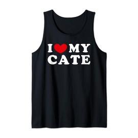 I Love My Cate, I Heart My Cate Tank Top