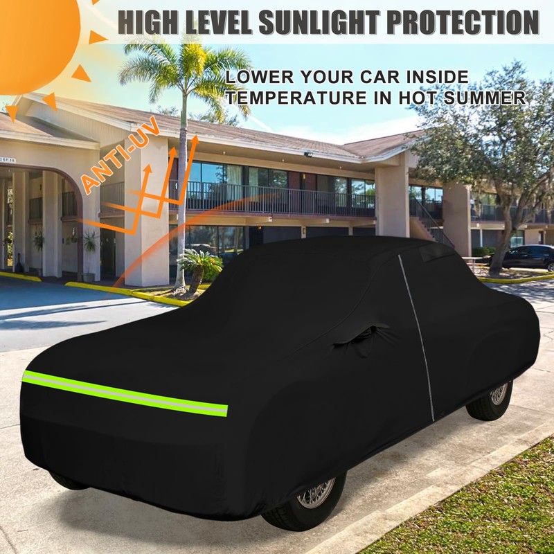 Waterproof Car Cover Compatible with 2004-2008 Chrysler Crossfire Accessories, All