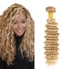 P27613 Human Hair Blonde Deep Wave Bundles Brazilian 613 Deep