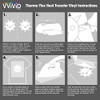 VViViD Sky Blue Heavy-Duty Iron-on Heat Transfer Vinyl Film (12"