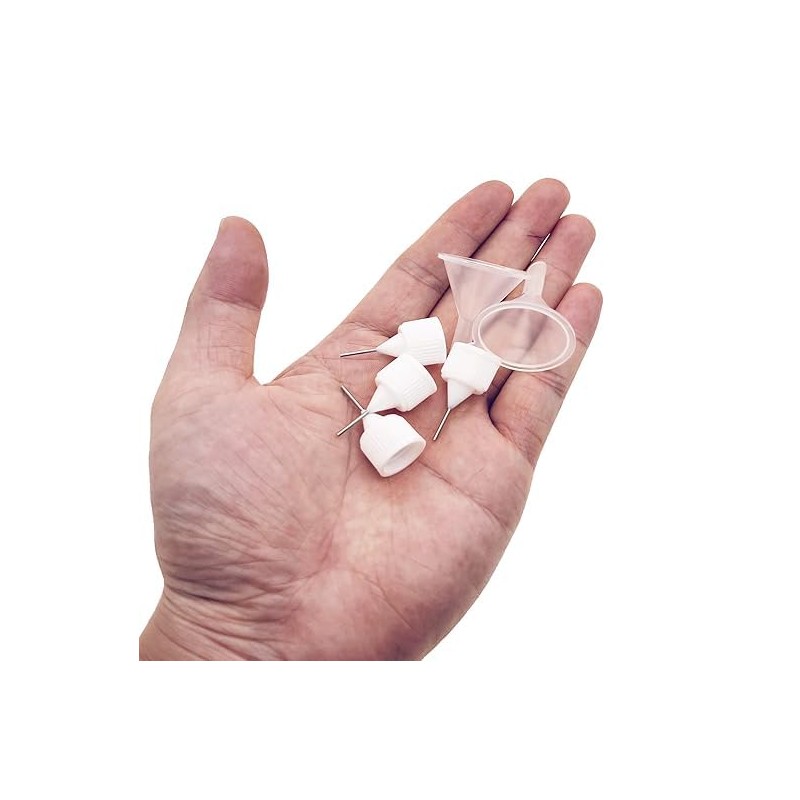 LALOCAPEYO Precision Tip Applicator Bottle, 15 PCS 10ml Bottles With