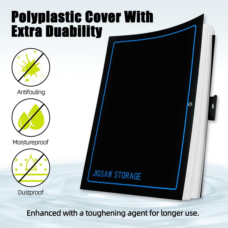 ALL4JIG 500-1000pc Puzzle Storage Folder Binder Keeper for Jigsaw Enthusiasts