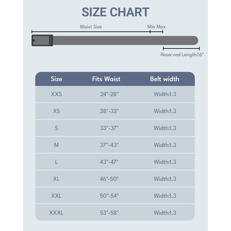 FAIRWIN Men's Ratchet Belt - Tactical Nylon Web Work Belt