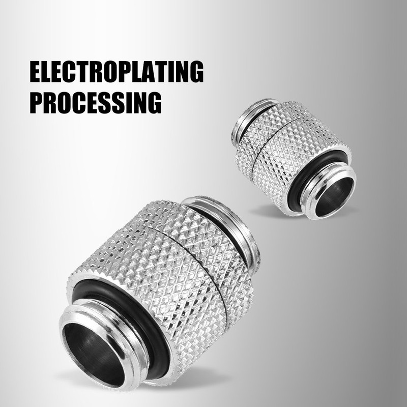 Fosa PC G1/4 Fitting Brass G1/4 Thread 360 Degree Rotary