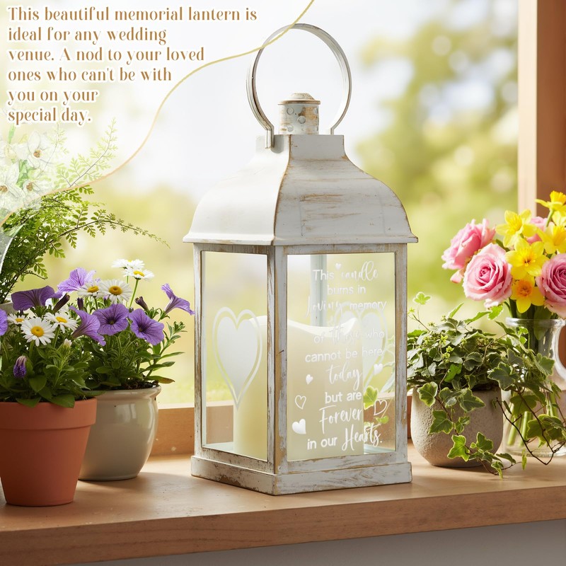 Kittmip Memorial Lantern Sympathy Gifts for Loss of Loved One