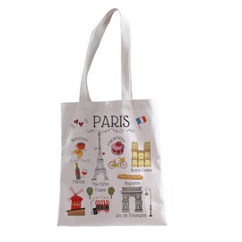 Paris Pocket shopping bag paris lover gifts Paris France commemorative gifts Pocket shopping Tote Bag (PARIS tote ca)