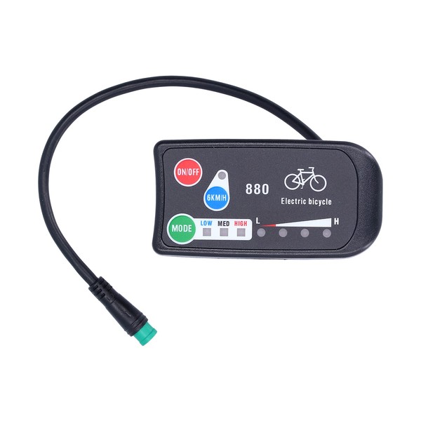 ZAWELIYO KT-LED880 E-Bike Meter with Display, Simple Design, Easy Installation,