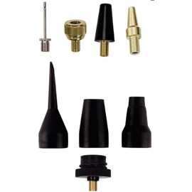 8 Piece Inflation Adapter Kit for Compressor Accessories Including Ball Needle and Bicycle Tyre Valve Adapter