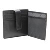 Esquire Oslo Credit Card Holder RFID Leather 9.5 cm, nero,