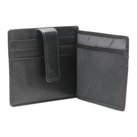 Esquire Oslo Credit Card Holder RFID Leather 9.5 cm, nero, Elegant