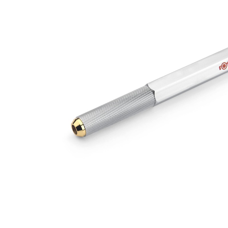 rOtring 800 Premium Ballpoint Pen - Silver Metal Barrel -