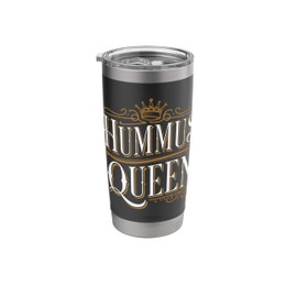Vegan Foodie Hummus Queen Girl Veggie Stainless Steel Insulated Tumbler