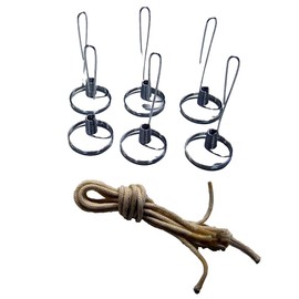 Merry Corliss Small Olive Oil Steel Elements with Wicks for Votive Jars Pack of 6