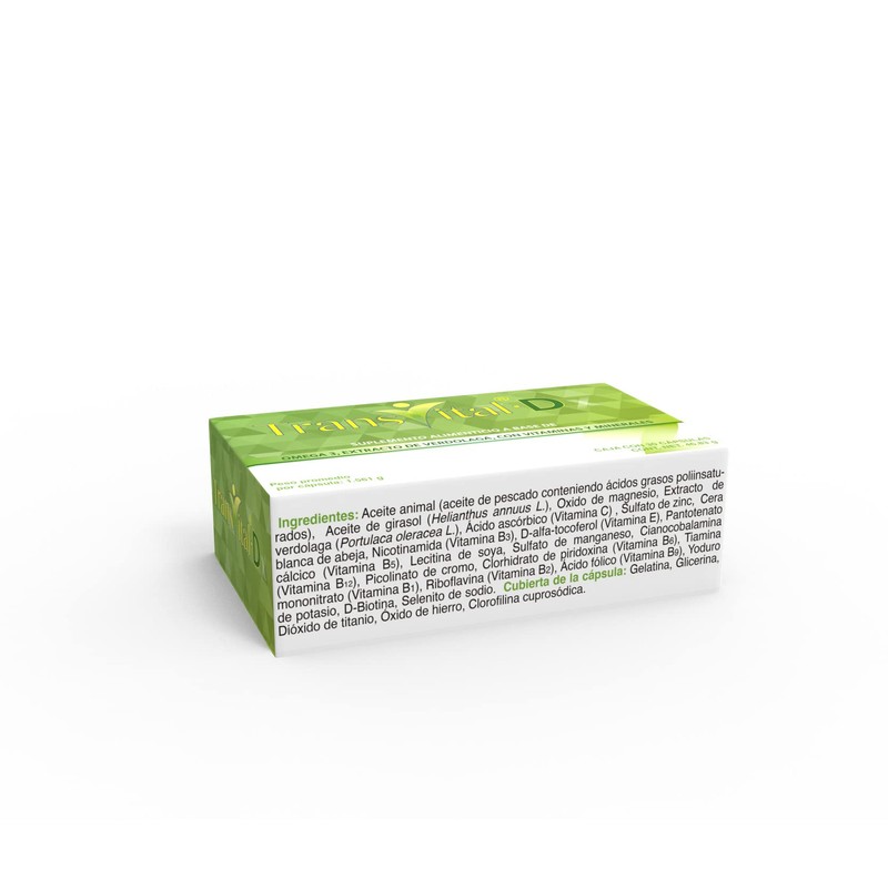 Transvital D Suplemento Alimenticio a Base de Omega 3, Extracto