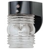 Westinghouse 6694900 Traditional One-Light Outdoor Jelly Jar Wall Fixture with