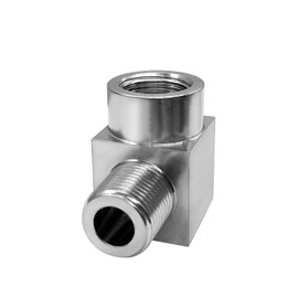 Beduan Stainless Steel Cast Pipe Fittings, 90 Degree Street Elbow 3/8" NPT Male x 3/8" NPT Female Water Fuel Air
