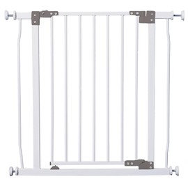 Dreambaby Liberty Baby Safety Gate - with Smart Stay Open Feature - Fits Openings 29.5-33 inches Wide - White - Model L854