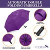 ZOMAKE Umbrella, Storm Resistant Pocket Umbrella, Large, 54 Inch Golf