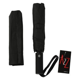 A2Z Compact Supermini Travel Umbrellas Automatic Open Close Button Lightweight Windproof Sun Rain UV Protection 3 Section Pocket Sized Brolly Portable Canopy with Umbrella Case