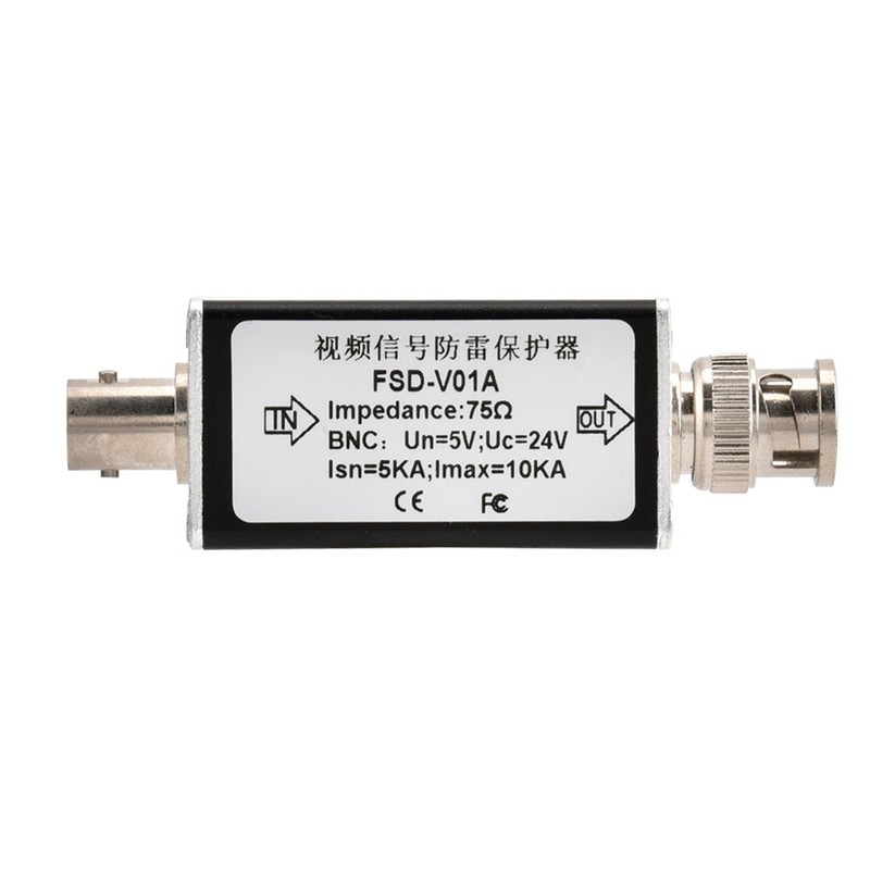 CCTV Video BNC Surge Protector Analog Camera Thunder Lightning Arrester