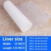 PABUSIOR 10-Inch Clear Cabinet Drawer Liner: Translucent Waterproof Small Kitchen