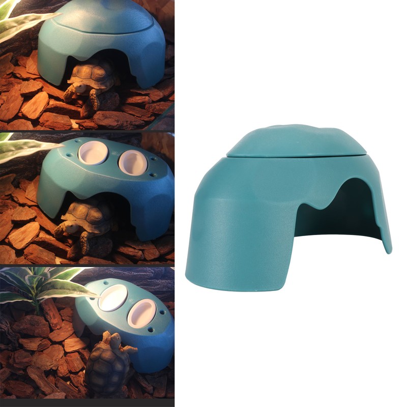 Humidification Hide Cave Spacious Safe Reptile Hideout Cave Box with