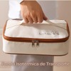 Lunch Box with Thermal Carry Bag, 4 Compartments + Bowl