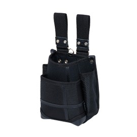 KH Busson Soul Two-tier Waist Bag, Adjustable Belt Loop, Black/Black