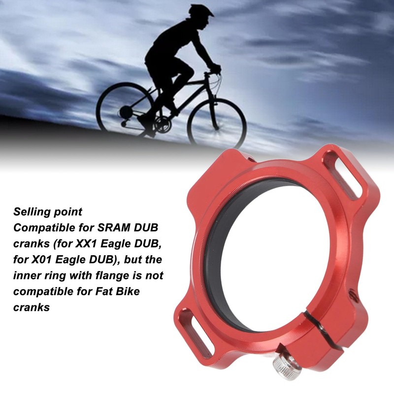 Tissting Inner Bracket Adjuster 29 mm Spindle Red Aluminium Alloy