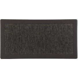 J&V TEXTILES Hillside Oversized Oil- and Stain-Resistant Anti-Fatigue Kitchen Mat (Single Espresso)*