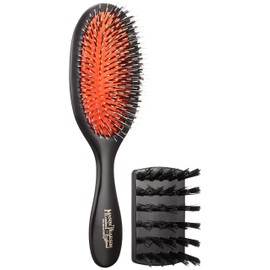 Mason Pearson Handy Mix Dark Ruby (with Cleaning Brush), Hair Brush, Dark Ruby, 1 Piece