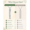 BOLAGTIER Breathing Necklace Stop Smoking Aid with Flavor Filter (Silver)