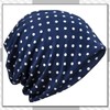 CHROME CRANE CB129 Knit Hat, Polka Dot, Knit Cap, 2-Way,