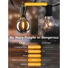 Outdoor String Lights 25 Feet G40 Globe LED Patio Lights