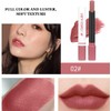 4 Unids/set Conjunto de Lápiz Labial Forma de Cigarrillo Mate