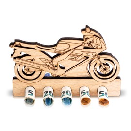 DARO Design - Motorcycle Racing Machine - Money Gift Wood