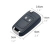 Riloer 2 x 2-Button Remote Key Fob without Remote Chip