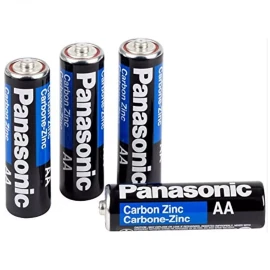 Panasonic 12 Pcs Panasonic AA Batteries Heavy Duty Power Carbon-Zinc Double A Battery 1.5v