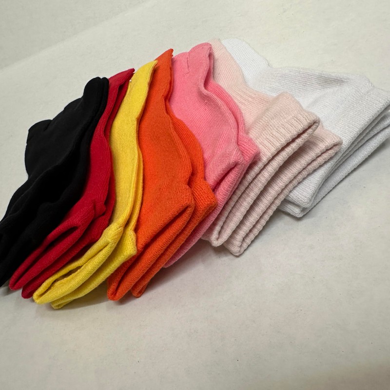 COUVER 5 Finger Pink Men's/Women's No Show Toe socks Premium