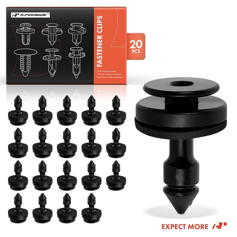 A-Premium 20PCS Nylon Trim Panel Retainer Clips with Sealer Compatible