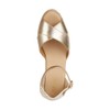 Geox Girls' D Gelsa Low A Wedge Sandal, Gold, 39