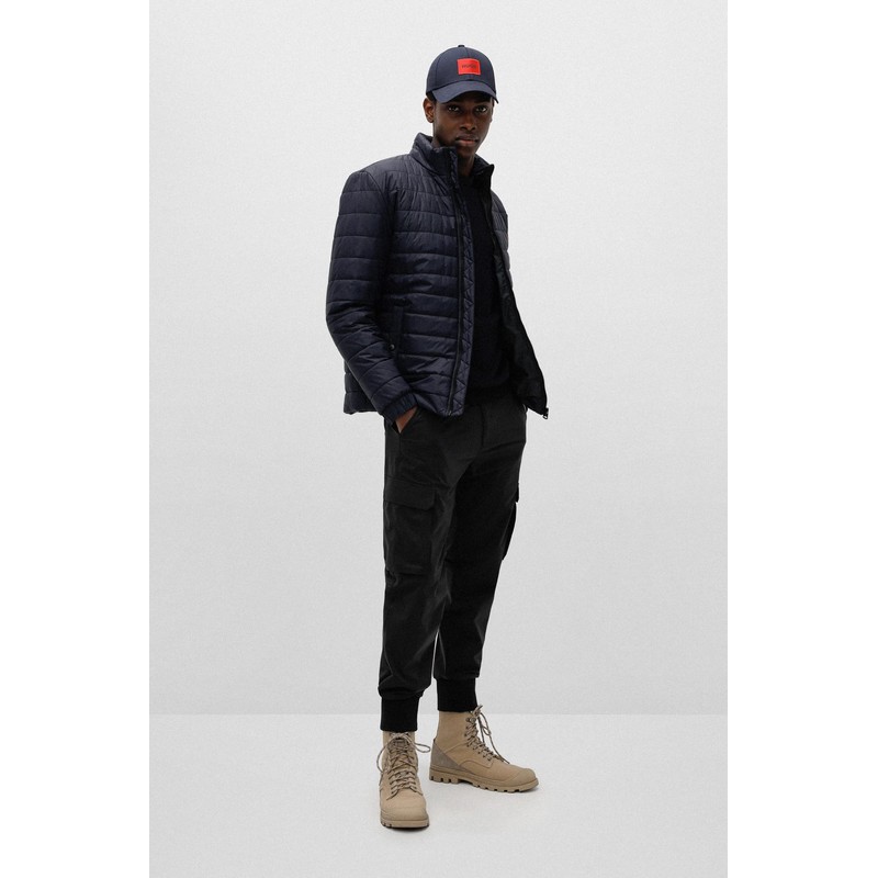 HUGO Men's Men-X 576-222 Cotton Twill Cap with Red Logo