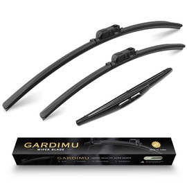 GARDIMU Front and Rear Windshield Wiper Blades, 3 Pcs Front and Back Windshield Wipers Blades Replacement for Honda CRV 2023-2024, Car Window Wiper Blades for 2023 2024.