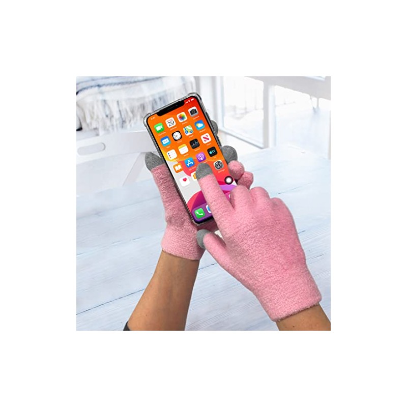 Eurow Guantes humectantes con infusión de aloe y dedos para