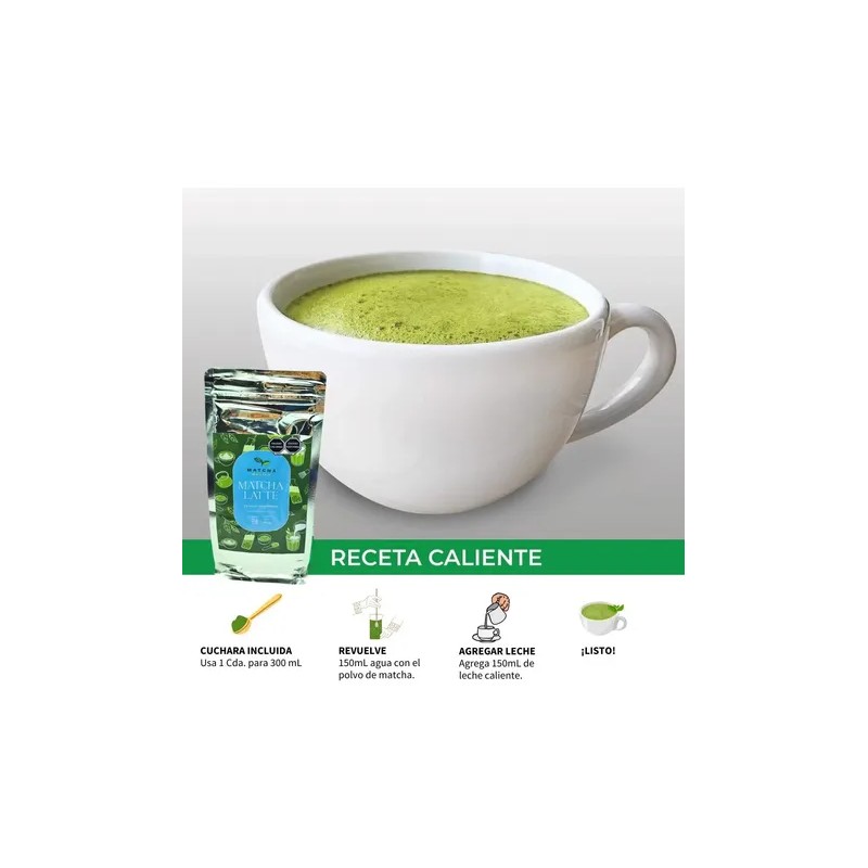 Matcha Latte 600g En Polvo Para Hacer Bebidas O Frappe