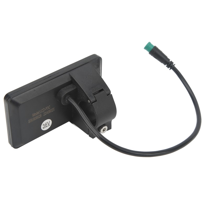 Electric Bike LCD Display Meter ABS 22.5mm 24V 36V 48V